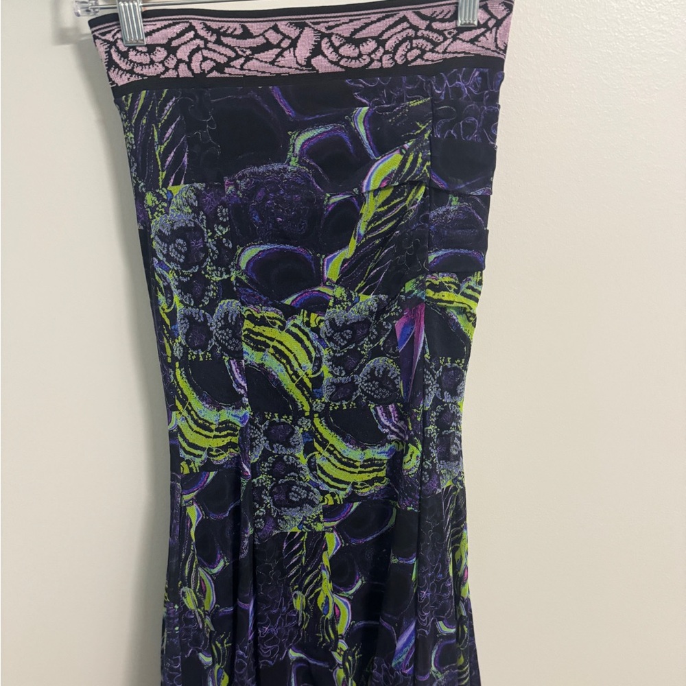 FUZZI skirts | mesh midi skirt mermaid style | vibrant colors like new - Picture 4 of 4